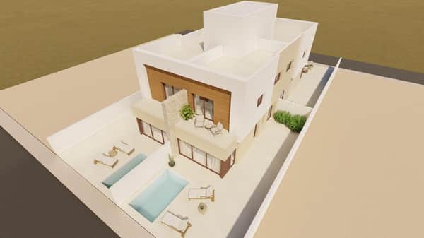 Moderne nieuwbouwvilla met privézwembad in Santiago de la Ribera