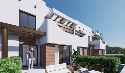 Bungalow met dakterras-solarium bij het strand van Las Higuericas — foto 13