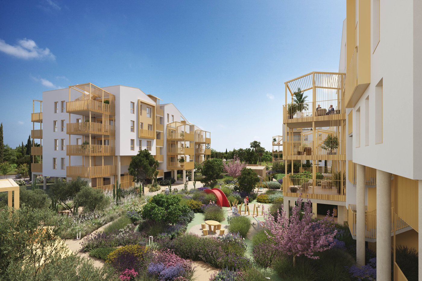 Vida mediterránea sostenible cerca de la playa de La Almadrava en El Verger