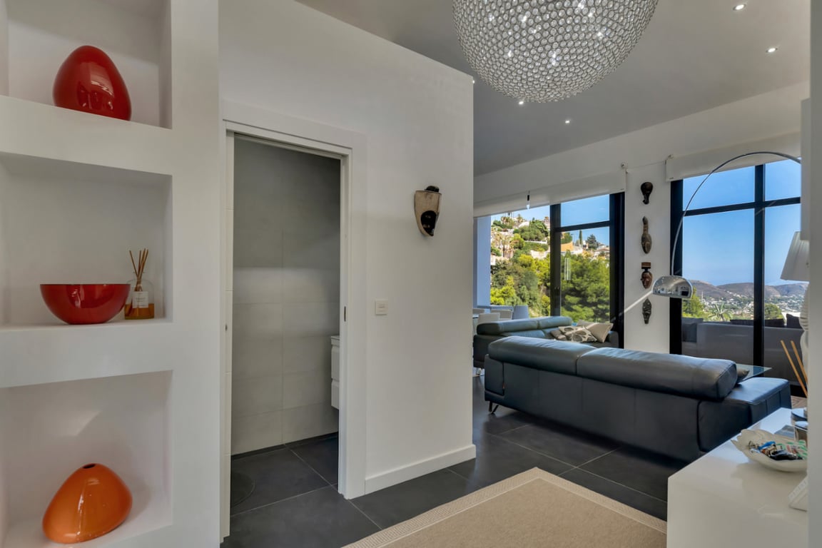 Impactante villa con vistas panorámicas al mar cerca de moraira - 23