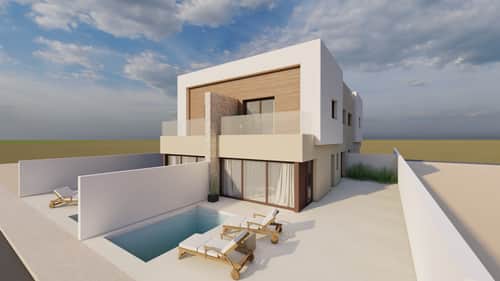 Nieuwbouwvilla in Residencial Cube, El Alba Mediterranean Resort (Roldán) — foto 1