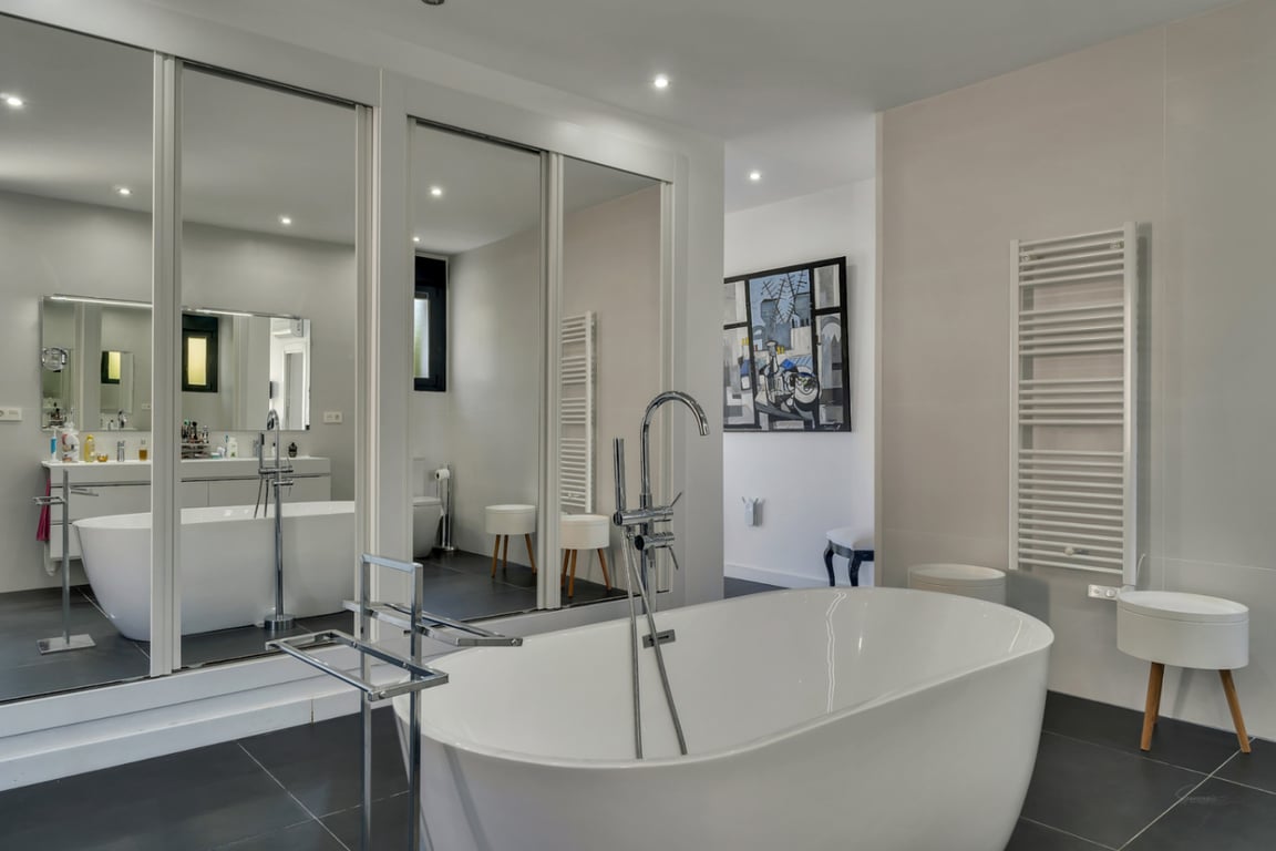 Impactante villa con vistas panorámicas al mar cerca de moraira - 29