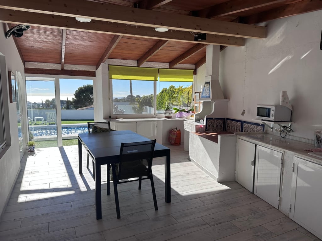 Villa de una sola planta con vistas al mar en venta en Moraira - 13