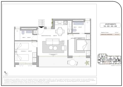 Nieuwbouwappartement met 2 slaapkamers op 800 meter van het strand in Lo Pagán, San Pedro del Pinatar — foto 13