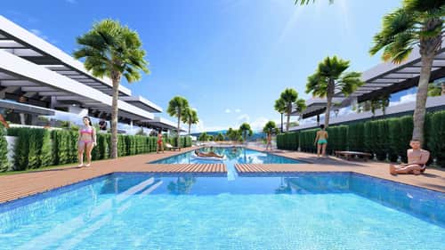 Gelijkvloerse nieuwbouwbungalow met privétuin en gemeenschappelijk zwembad in La Finca Golf, Algorfa — foto 15
