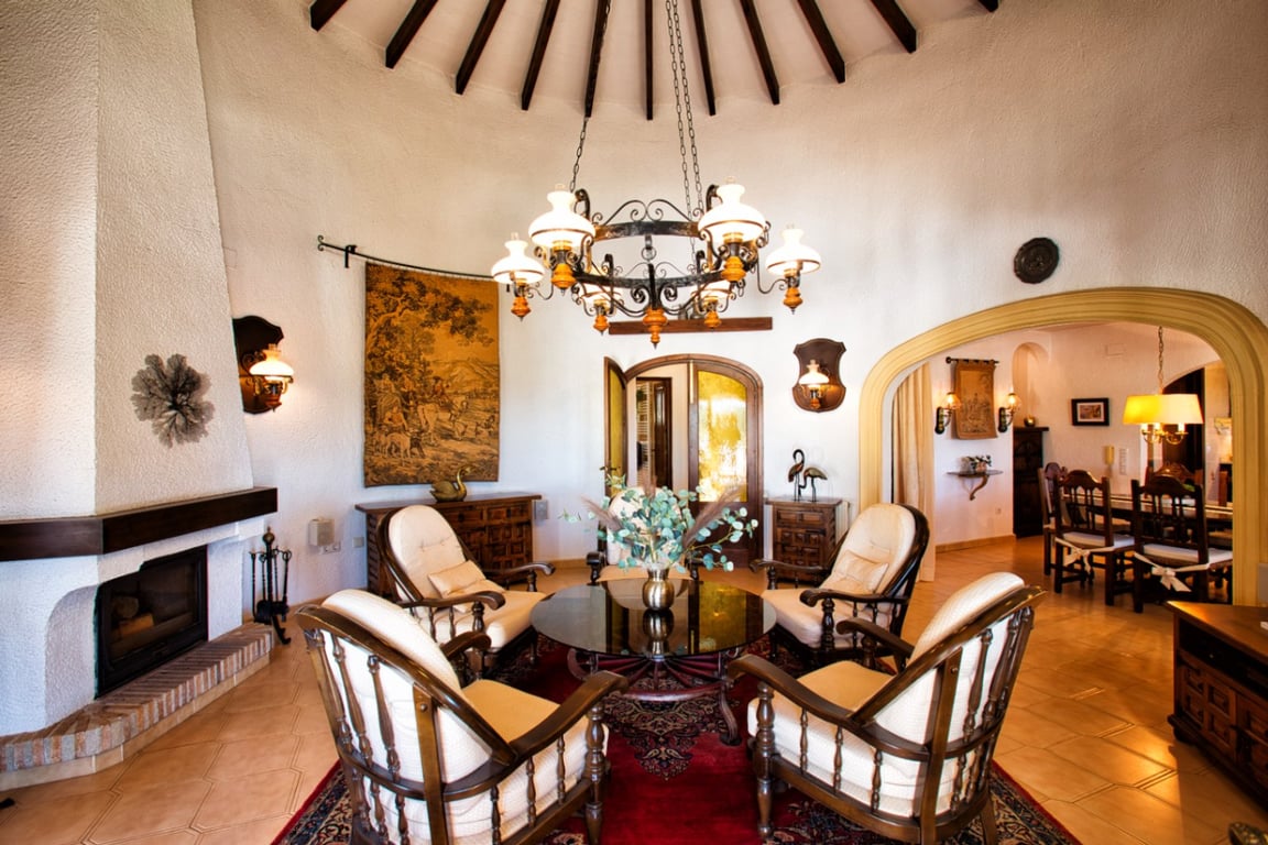 Villa tradicional con vistas al mar en venta en Benissa - 9