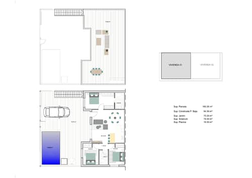 Halfvrijstaande hoekvilla met privézwembad en solarium in Torre Pacheco centrum — foto 24