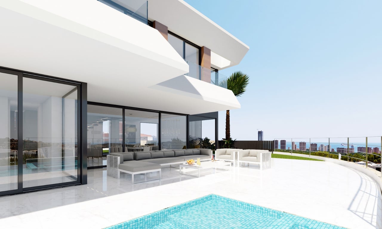 Villa de lujo con vistas al mar en venta en Finestrat - 18