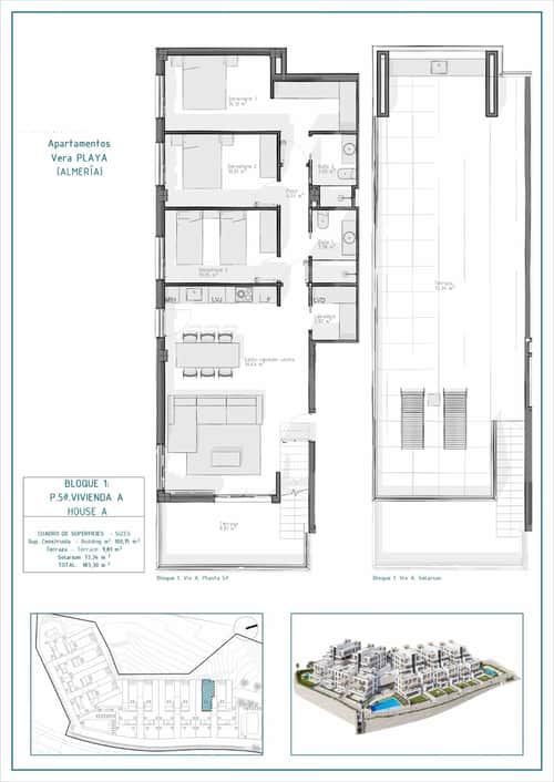 Nieuwbouw penthouse met solarium en zeezicht in Vera, Almería — foto 9