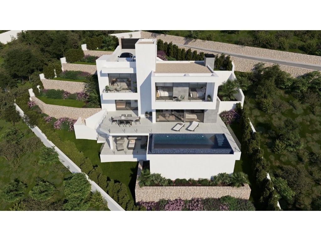 Villa de luxe avec piscine infinie et vue mer à Cumbre del Sol