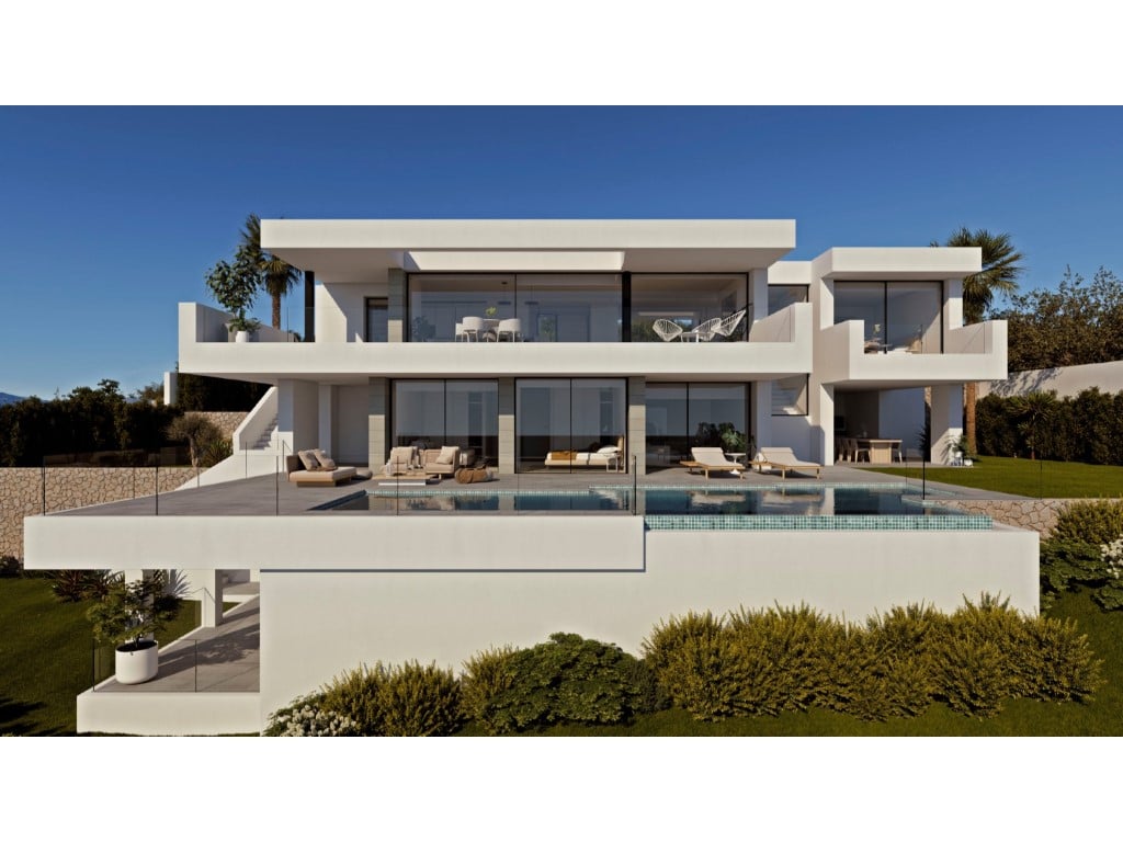 Luxusvilla mit 3 Schlafzimmern und Pool in Cumbre del Sol, Costa Blanca