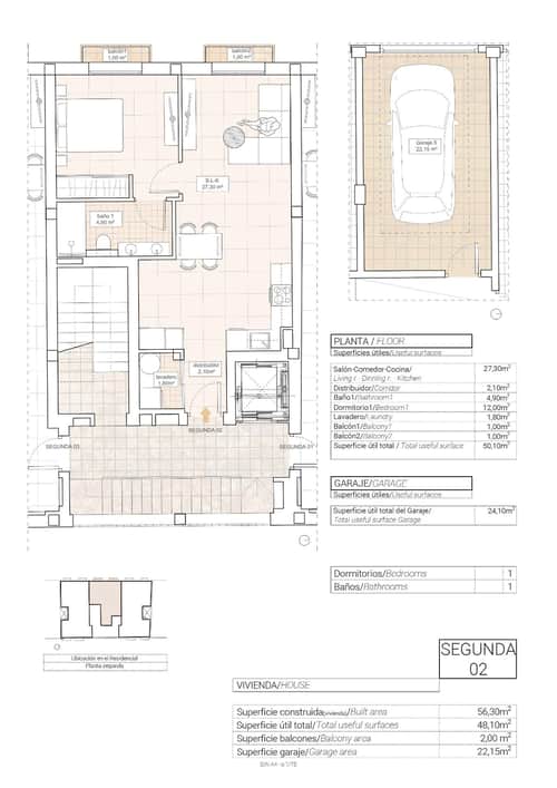 Compact nieuwbouwappartement met wijngaarduitzicht in Hondón de las Nieves — foto 2