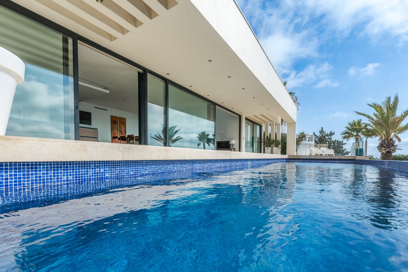 Luxury Contemporary Villa with 180° Panoramic Sea Views to Ibiza and Formentera