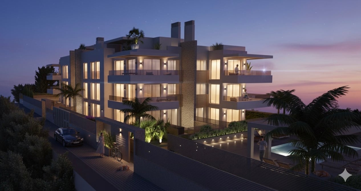 Apartamentos contemporáneos en Jávea junto al Montgó a 500 m de la playa