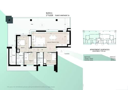 Nieuwbouwappartement met terras op 1,4 km van het strand in Los Alcázares — foto 18