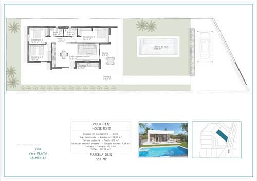 Nieuwbouwvilla met zeezicht in Vera Playa (Pueblo Salinas) — foto 12