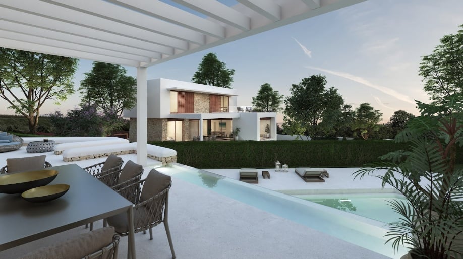 Santuari Estil Ibiza a Jávea: 3 Dormitoris, 4 Banys, Piscina, Garatge i Vistes Panoràmiques | 1.250.000 € - 3