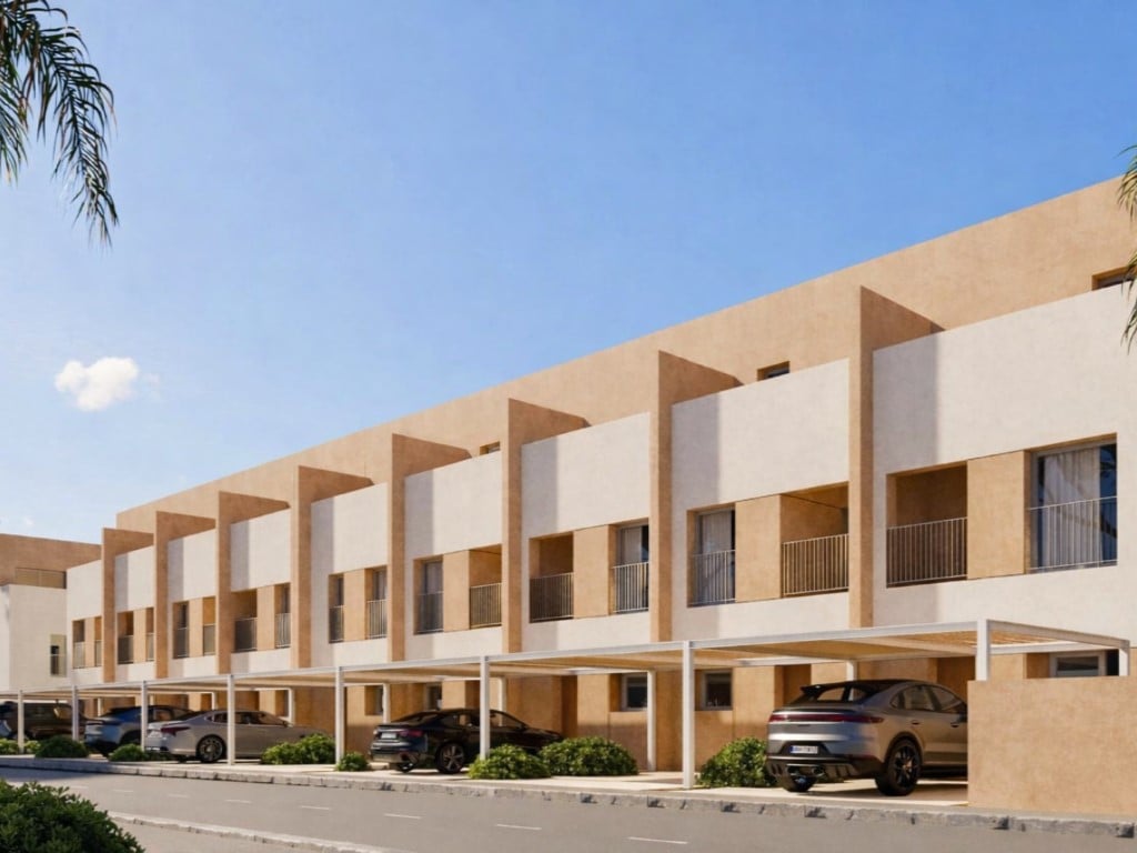 3-bed townhouses near Les Deveses Beach in Dénia