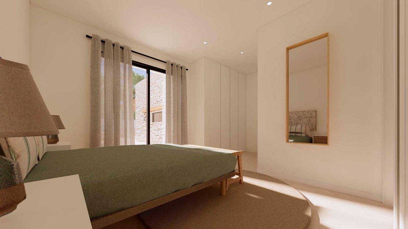 Nueva villa de estilo Ibicenco en venta cerca Moraira - 6