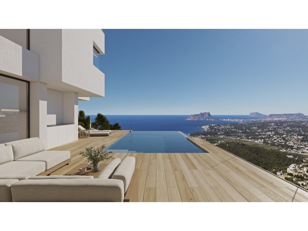 Villa moderna con vistas al mar en Cumbre del Sol, Benitachell