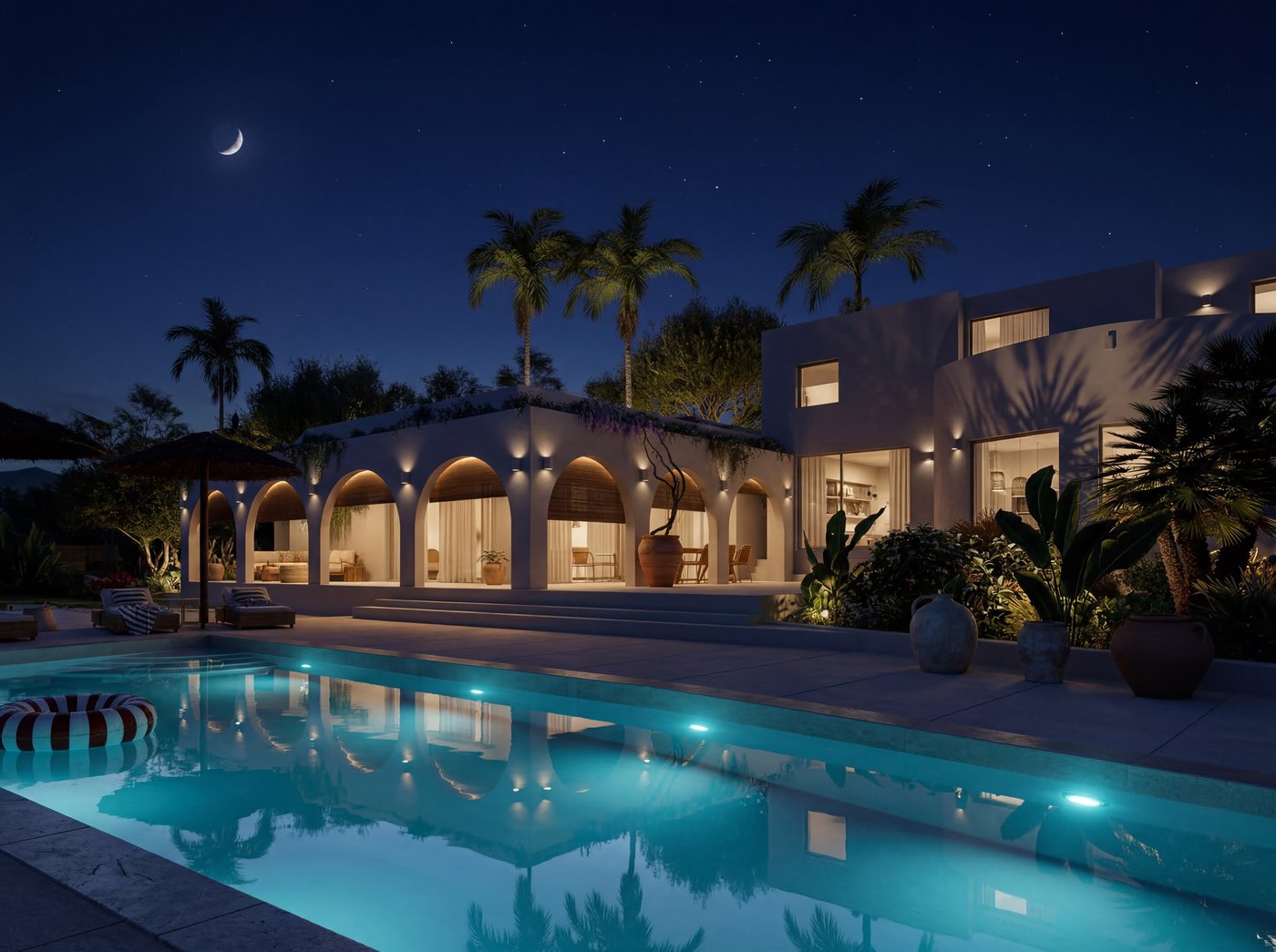 A Rarity That Doesn't Happen in Balcón al Mar: A Contemporary Finca on a Double Flat Plot