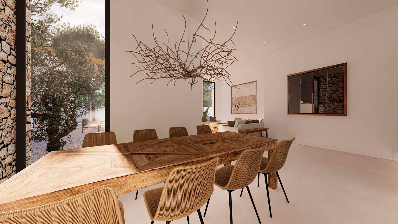 Proyecto: Villa de estilo ibicenco en venta en Moraira - 6