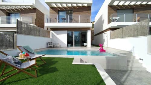 Nieuwbouwvilla met 3 slaapkamers, privézwembad en solarium in Villamartín — foto 1