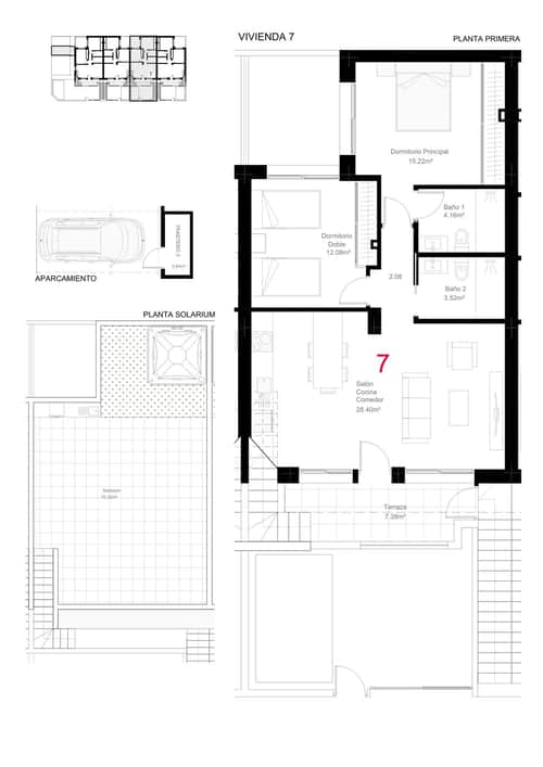 Nieuwbouw bungalow met 2 slaapkamers in San Pedro del Pinatar — foto 9