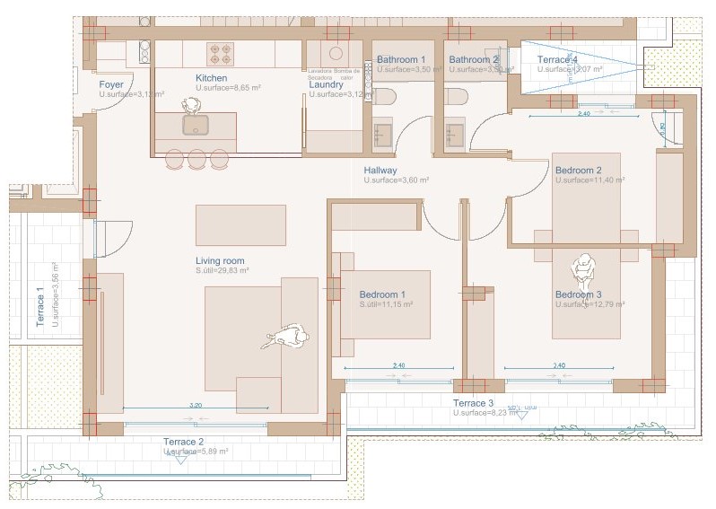 Bonito y moderno apartamento - 8