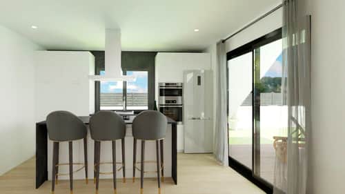 Moderne nieuwbouwvilla met zwembad en tuin in Hondón de las Nieves — foto 7