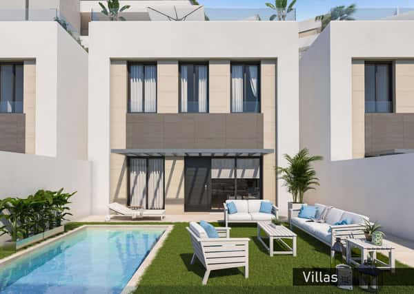 Nieuwbouwvilla op 600 meter van het strand in Águilas