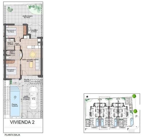 Bungalow met privétuin en privézwembad in Pilar de la Horadada — foto 22