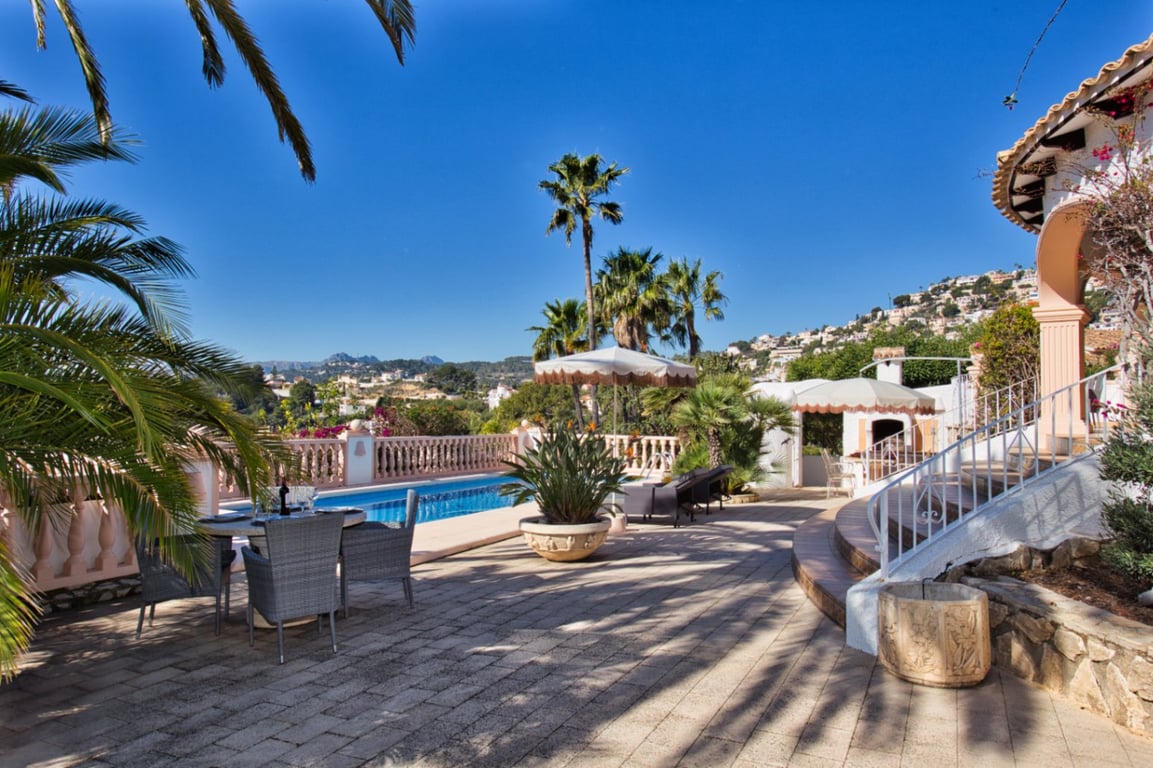 Villa tradicional con vistas al mar en venta en Benissa - 32