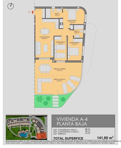Nieuwbouwappartement aan de golfbaan op 700 meter van het strand in Los Alcázares — foto 20
