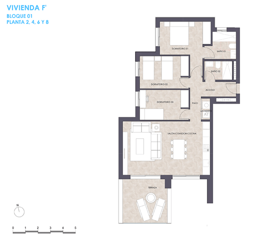 Apartamento Moderno en la Sexta Planta – Obra Nueva en Calpe - 2