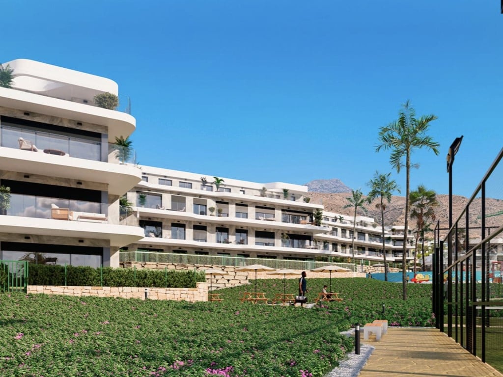 Exclusivos apartamentos en Sierra Cortina cerca de Benidorm — living room