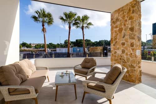Gelijkvloerse nieuwbouwbungalow met eigen tuin in Lo Marabú, Ciudad Quesada — foto 13