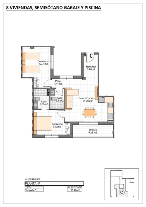 Nieuwbouw appartement op 200 meter van het strand in Lo Pagán — foto 8