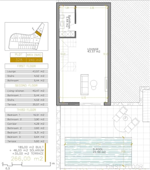 Nieuwbouwvilla met 3 slaapkamers, privézwembad en solarium in Villamartín — foto 17
