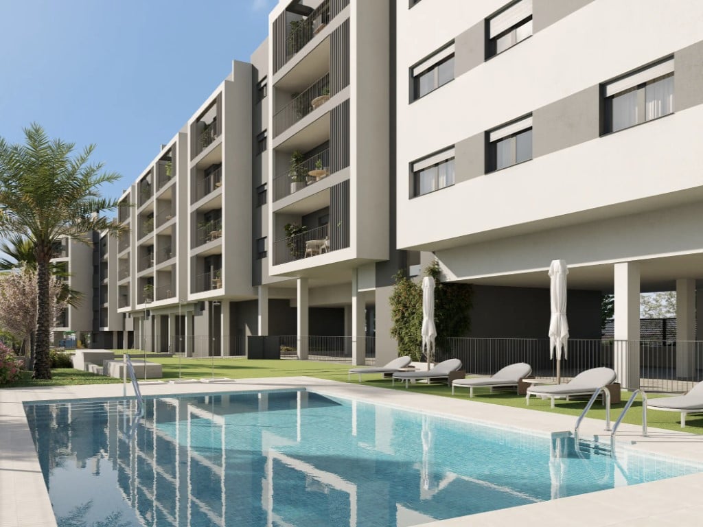 Appartements modernes avec piscine près de l'Avenida Bulevar Teulada