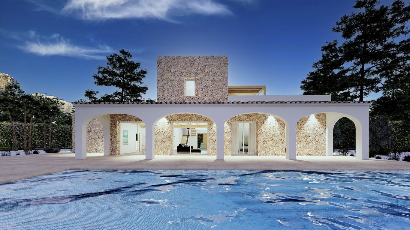 Proyecto: finca de lujo en venta en Benissa con vistas a la montaña - 30