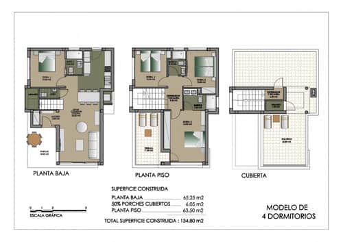 Nieuwbouwvilla met 4 slaapkamers en privézwembad in San Miguel de Salinas — foto 20