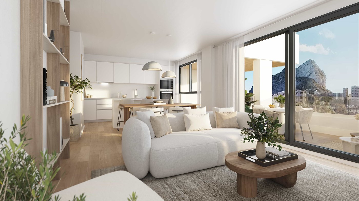 A real gem in Calpe — 2- and 3-bedroom apartments