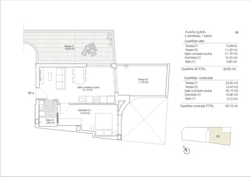 Compacte nieuwbouw penthouse op 50 meter van het strand in Torrevieja — foto 3