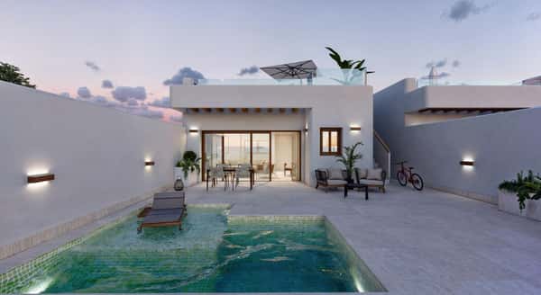 Nieuwbouwvilla met privézwembad en tuin in Torre Pacheco