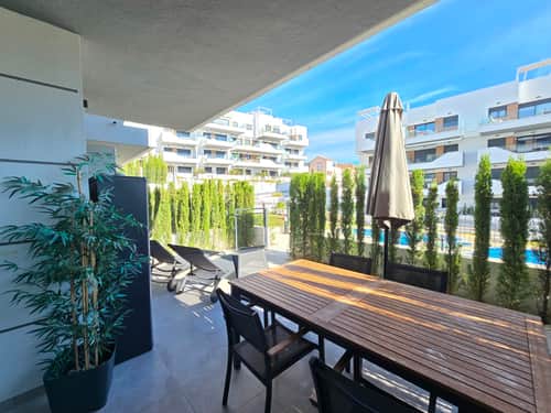 Gelijkvloers appartement met terras en zwembad in Villamartín — foto 8