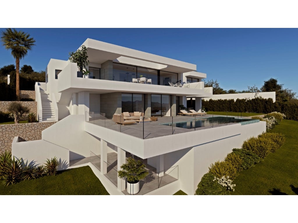 Luxusvilla mit 3 Schlafzimmern und Pool in Cumbre del Sol, Costa Blanca — terrace