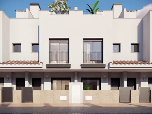 Nieuwbouw rijwoning met 3 slaapkamers in Santa Rosalía — foto 6