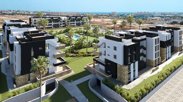 Gelijkvloers nieuwbouwappartement in La Siesta, Torrevieja, op 3,5 km van het strand