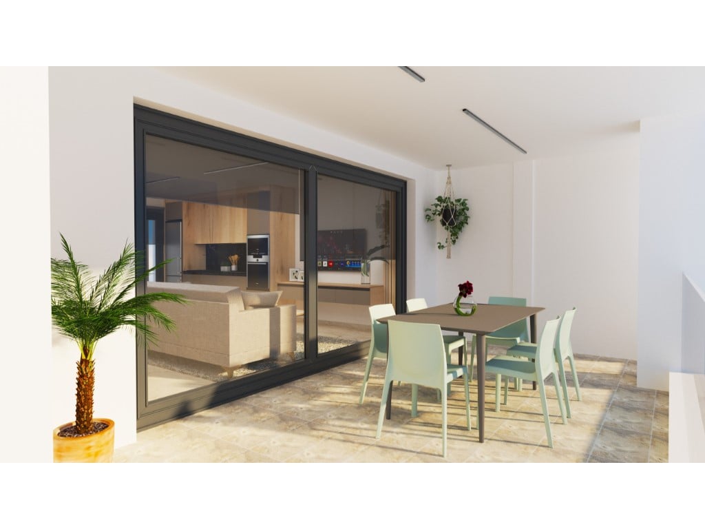 Penthouse se 3 ložnicemi a soláriem u pláže v Torre de la Horadada — living room